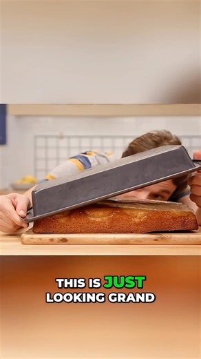 Pineapple Upside-Down Cake: Perfect Flip Every Time! #shorts