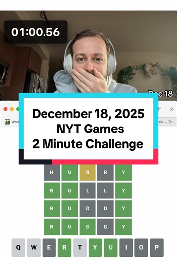 DAY 468 | December 18, 2025 #wordle | wordle december 19