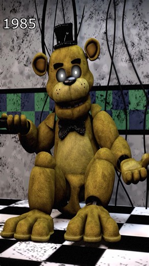 FNaF Golden Freddy 67 over the years