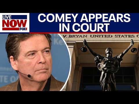 UPDATE: Comey appears in court over alleged Trump threat, legal fight takes shape