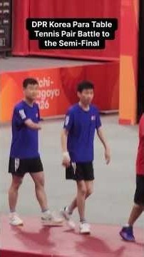 Heartbreak and History: DPR Korea Para Table Tennis at the Asian Para Games