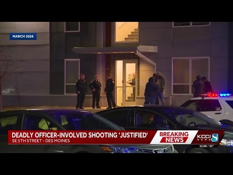 Iowa Attorney General's Office, Polk County rule Des Moines officers were justified in shooting