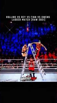 SETH ROLLINS vs REY MYSTERIO vs FINN BÁLOR vs KEVIN OWENS LADDER MATCH HIGHLIGHTS 💥 #wwe