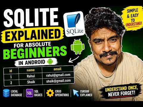 SQLite Explained for Absolute Beginners in Android | Kotlin + Jetpack Compose #SQLite