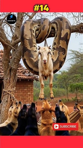 "GIANT Python Catches Goat in Shocking Animal Attack! 🐍🐐 | Unbelievable Wildlife Moment"