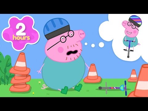 Peppa and Daddy Pig's JUMPING STICK 😮 Peppa Pig Full Episodes | 2 Hours of Kids Cartoons