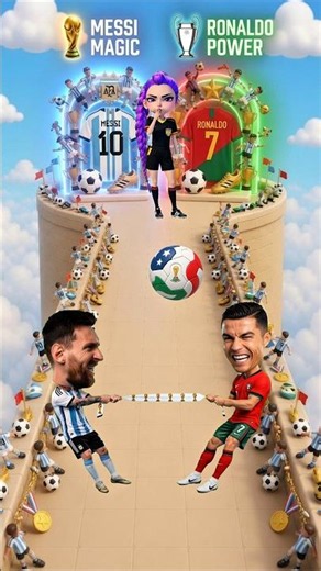 Ronaldo vs Messi: The Ultimate Skill Challenge! ⚽🔥