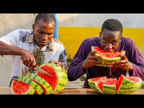 HUGE WATERMELON EATING SHOWDOWN – WHO WILL WIN 50,000 TSH?!