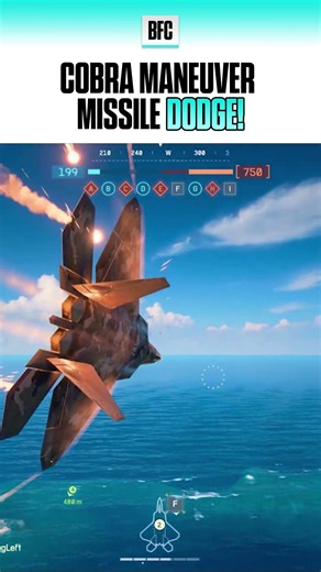 Insane Cobra Maneuver Missle Dodge!
