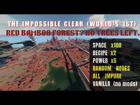 World's First? Beating the HARDEST Satisfactory 1.2 Challenge