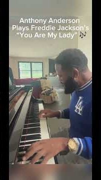 Anthony Anderson Plays Freddie Jackson’s “You Are My Lady” 🎶