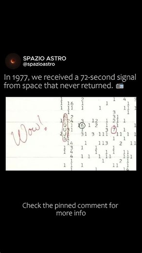 The "Wow!" Signal: Did We Actually Catch an Alien Message? #SpaceFacts #SETI
