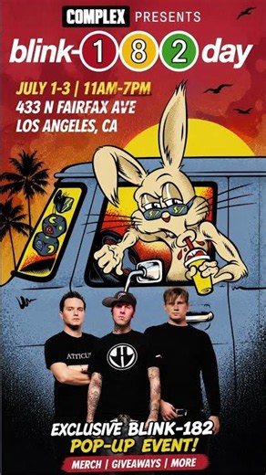 Blink-182 Complex LA Pop-Up 2026 | Exclusive Merch, Giveaways & Fan Experience