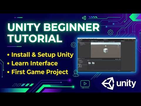 Unity Tutorial for Beginners 2026 | Install Unity, Setup & Create Your First Project