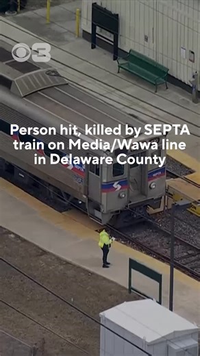 CBS Philadelphia on Instagram: "A person died from their injuries after they were hit and killed by a #SEPTA train, the transit agency said. It happened just before 9:30 a.m. Friday, Dec. 26, on the Media/Wawa line at the Morton station in Delaware County, #Pennsylvania. No passengers were onboard the train at the time of the crash, according to SEPTA. Service resumed in both directions a couple of hours later."