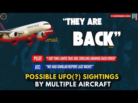 FAA-Archived: Multiple Pilots Report Mysterious UFO Lights at FL370 | Real ATC Audio