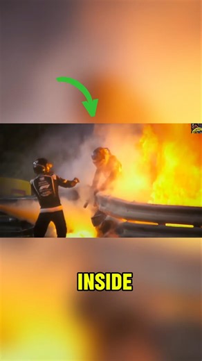 He Escaped THIS Fire Crash… Romain Grosjean’s Miracle 😱🔥 #f1