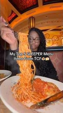 My Top 5 SLEEPER Menu Items From The Cheesecake Factory #shorts #foodreview #cheesecake #top5