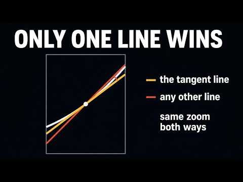 Why the Tangent Line Is the Best Linear Approximation of a Differentiable Function Near the Point