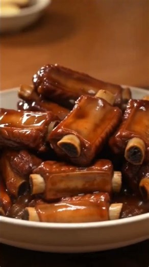 Ju Zong Approved! 🐾 Easy & Delicious Braised Pork Ribs Recipe #dailyvlog #food