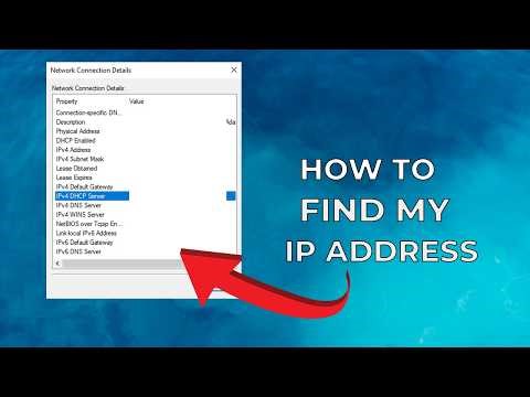 How to find my IP address