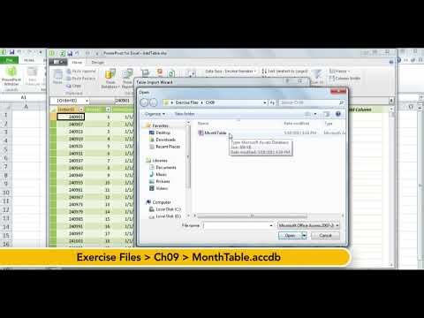 Adding tables to a PowerPivot mode in Excel