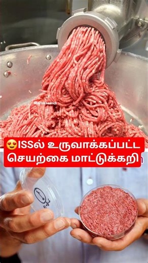 😍Artificial meat on iss