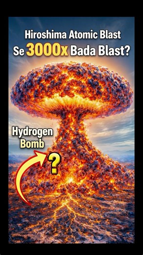 3000x Hiroshima 😳💥 Deadliest Weapon Ever Created 💀 #nuclearweapons #history #facts