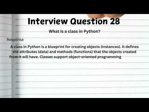 TOP 50+ Python Interview Questions & Answers | Freshers & Experienced Candidates | Crack Interviews