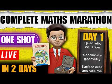 Class 10th Complete Maths In 2 Days | Day 1🔥| Maths Board Exam 2026