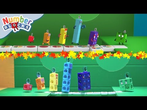 Go Go Domino with REAL Dominoes! | Learn to Count | Numberblocks