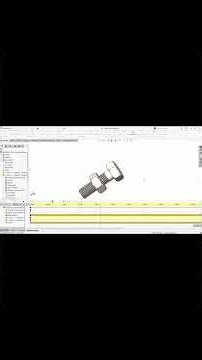 NUT & BOLT ASSEMBLY | Solidworks Assembly #solidworks #cad