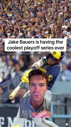 Jake Bauers playoff series highlights vs Dodgers - Brewers vs Dodgers