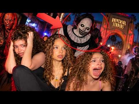 WE SURVIVED UNIVERSAL STUDIOS HAUNTED HOUSES!