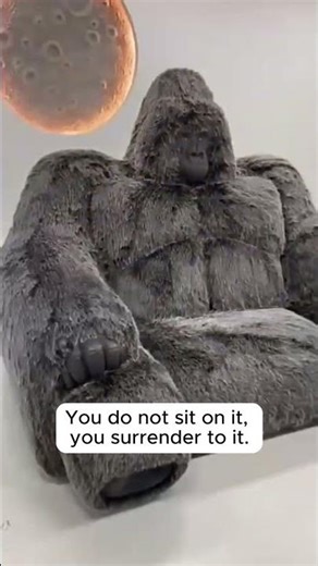 ✅ Cozy furniture ideas for comfort lovers. Giant Alpha Gorilla Plush Lounge Sofa ( # 3031 )