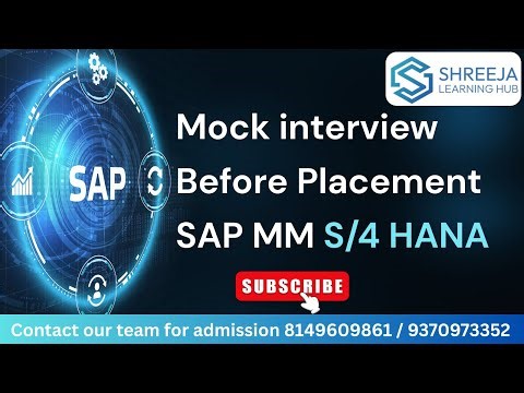 SAP S/4HANA MM Mock Interview | Real-Time Interview Questions & Answers | 2026