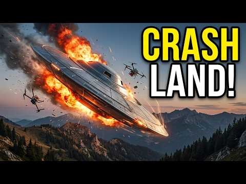 UFO CRASH LAND, SHOOT DRONES, and MORE!