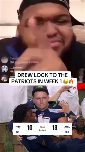 DREW LOCK LEADS SEAHAWKS TO A BIG WEEK 1 WIN 🤯 @DRUSKI #nfl #football #seahawks #patriots #nflfootball