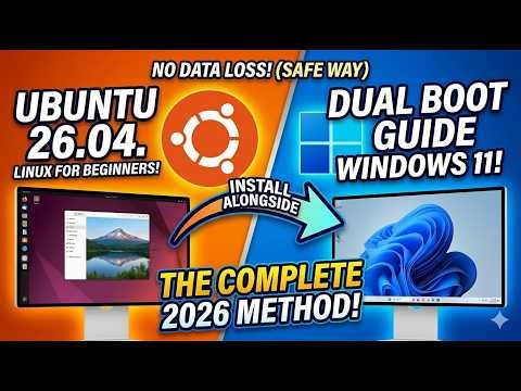 Ubuntu 26.04 Dual Boot Guide: Windows 11 & Linux for Beginners (2026)