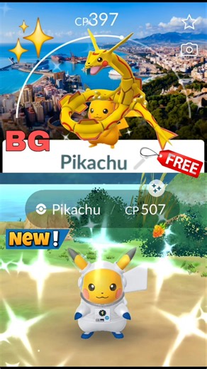 When I Got✨️Shiny BG Pikachu💯Research in Pokemon Go