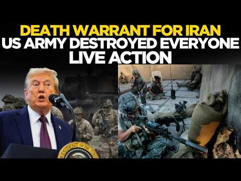 US-IRAN CONFLICT LIVE | President Trump Authorizes Massive Strike on Iran Targets | Trump Live
