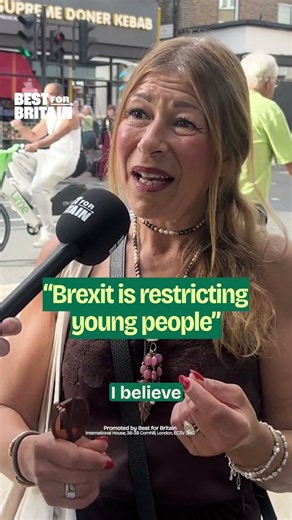 "Brexit is restricting young people"