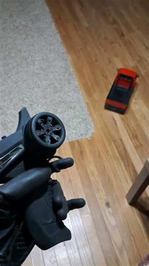 trying to drive my rc car with my bionic hand #rccar #fyp ##foryou #bionic #nextchallenge