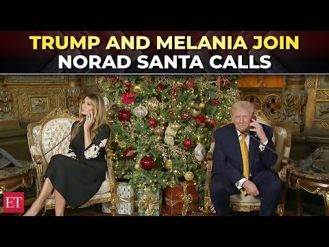 Trump and Melania join NORAD Santa calls, joke about ‘Bad Santa’ infiltrating US