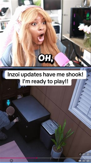 Baby I’m late to these Inzoi updates but I’m jumping right back in but this is amazing!! Live tomorrow in Inzoi!! #inzoi #inzoigame #inzoiupdates #gaming #stream