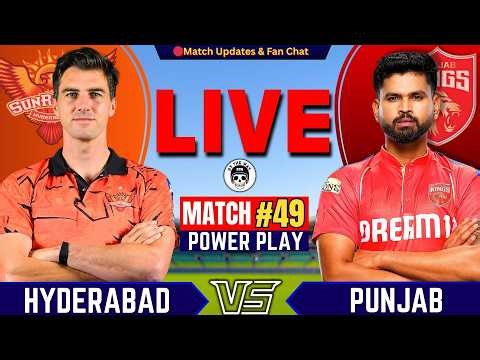 🔴IPL Match: Hyderabad vs Punjab, 49th t20 IPL 2026 | Live Cricket Match Today | SRH vs PBKS Live