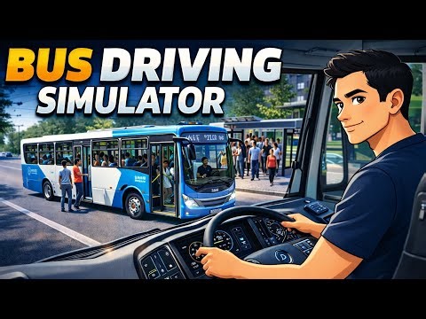 Realistic Bus Driving Simulator | Pick & Drop Passengers | Smooth Bus Driving Gameplay🚌🚶