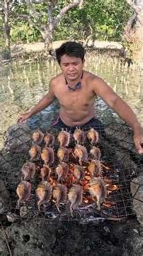 Grilled Spider Conch a Simple Way to Cook a Shell! 🔥