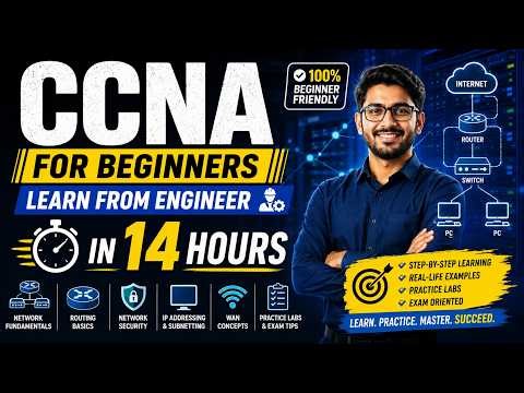 CCNA for Beginners 🔥 | Learn Networking from Real Industry Engineer |