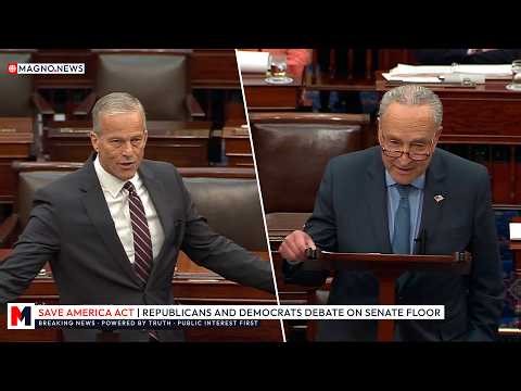 🇺🇸 SAVE America Act 🗳️ Senate Debate on Banning Illegal Alien Voting in American Elections [LIVE]